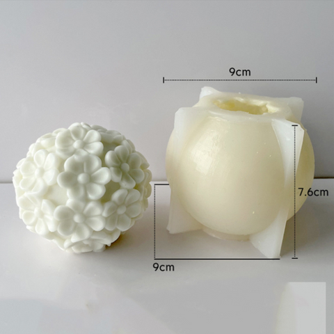 Molde Bola Floral