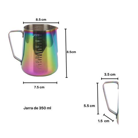 Jarras de Acero Inoxidable para Derretir y Multiusos Tornasol