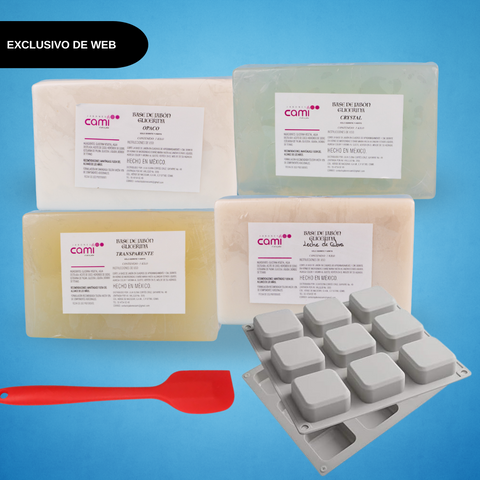 Super Kit Bases para Jabón + Molde