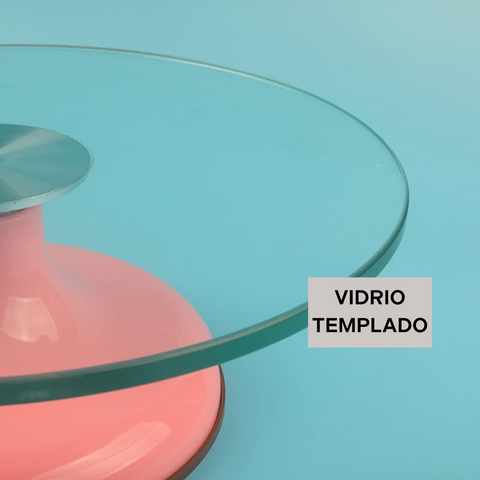 Base Giratoria con Vidrio Templado 31 cm