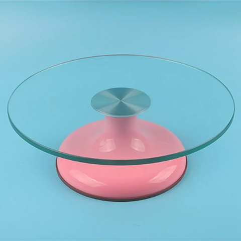 Base Giratoria con Vidrio Templado 31 cm
