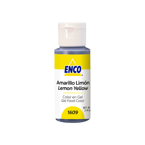 Color en Gel ENCO Amarillo Limón 40 grs