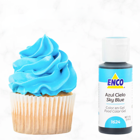 Color en Gel Azul Cielo 40 grs. ENCO