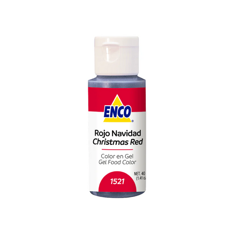 Color en Gel Enco 40 grs. Rojo Navidad