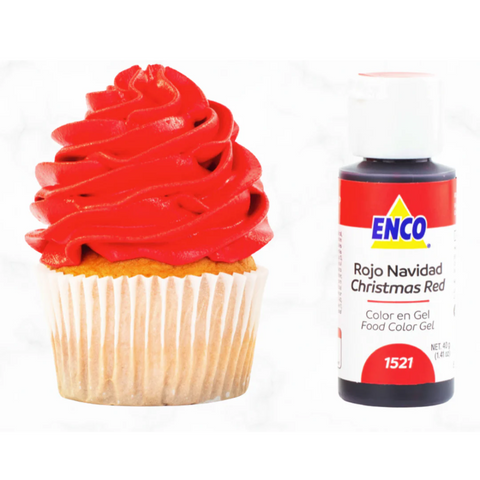 Color en Gel Enco 40 grs. Rojo Navidad
