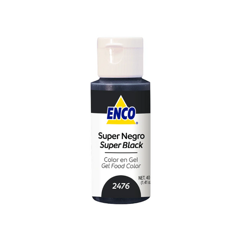 Color en Gel ENCO Super Negro 40 grs.