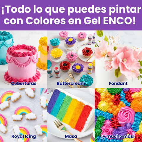 Color en Gel 40 grs. Enco Violeta