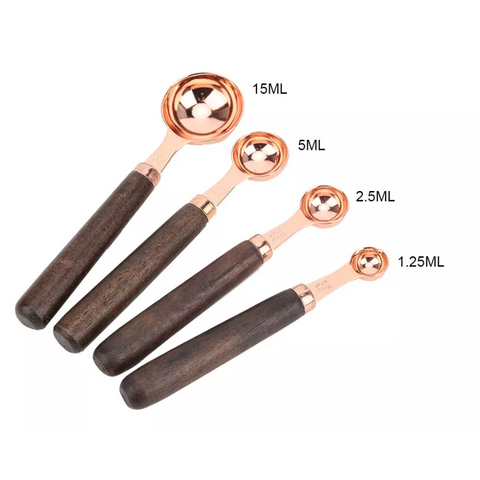 Set Juego de Cucharas Medidoras Apilables 4 Pzas.