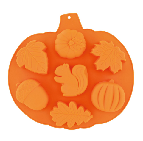 Molde Otoño Calabaza y Ardilla