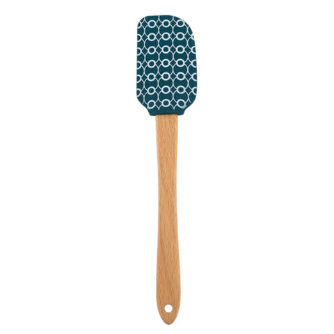 Espátula de Silicón Decorativa con Mango de Madera