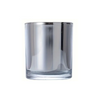 Vaso de Vidrio Colores Metálicos 220 ml - Plata