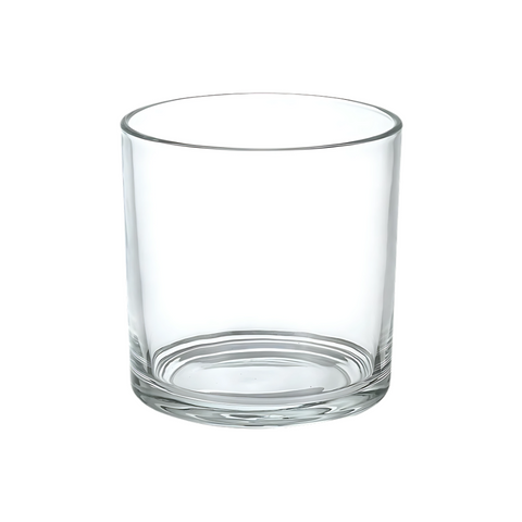 Frasco de cristal para vela sin tapa 10x10 cm