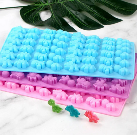 Set 5 Moldes Mini Gomitas Figuritas Variadas + 2 Goteros
