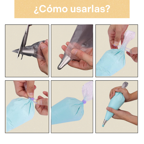 Manga Pastelera Desechable Paquete 30 cm