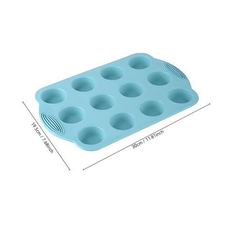 Molde de silicón 12 Mini Panque