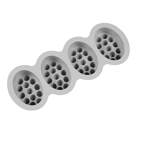 Molde de Silicón Jabón Exfoliante Clásico 4 Cavidades
