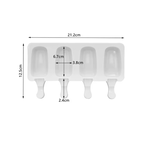 Molde de Silicón para Paletas Magnum Chicas