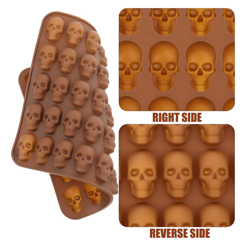 Molde Gomitas 40 Mini Calaveras