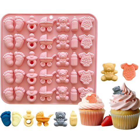 Molde Figuritas Baby Shower