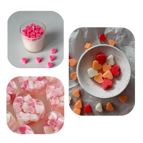 Molde de silicón 40 mini corazones