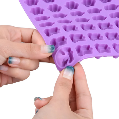 Molde Silicón Animalitos Mini Gomero