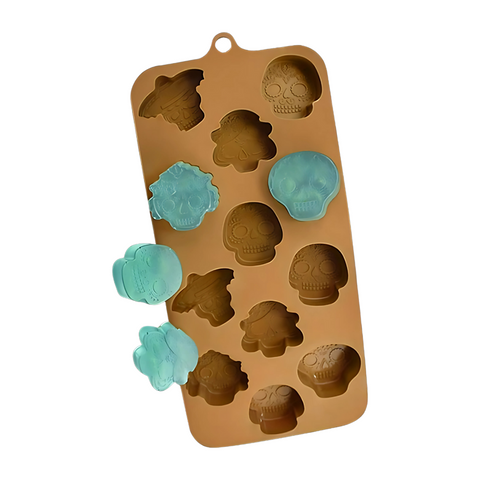 Molde 12 Catrinas Skull Repostero