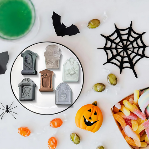Molde 6 Tumbas para Halloween