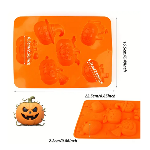 Molde 6 Calabazas Tenebrosas