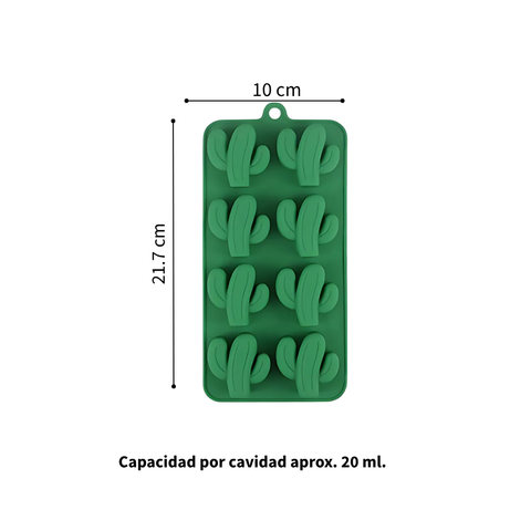 Molde de Cactus 8 Cavidades