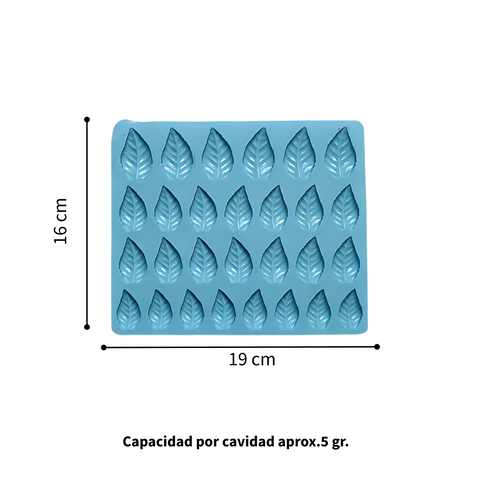 Molde De silicón 24 Hojas