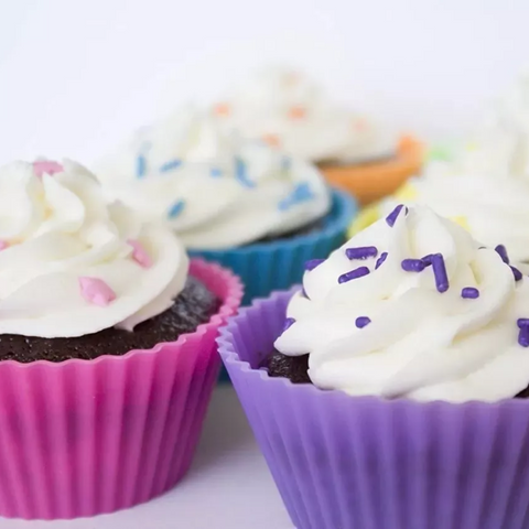 Molde Aluminio de 12 Cupcake Con Capacillos