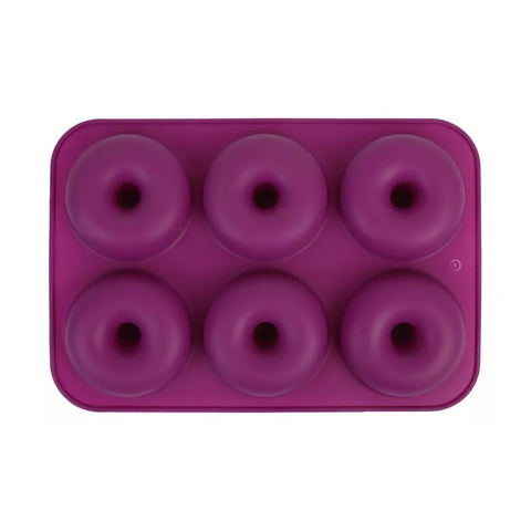 Molde 6 donas para Repostería Molde de Silicón