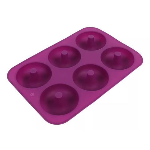 Molde 6 donas para Repostería Molde de Silicón