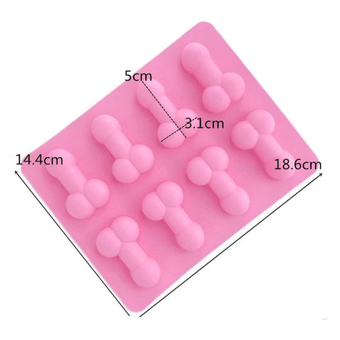 Molde de Silicón 8 Nepes Repostería
