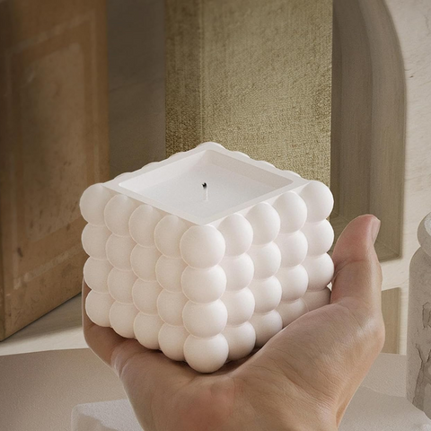 Molde Alhajero Cubo Rubik con Tapa Burbujas