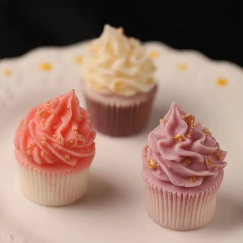Molde de Silicón para Cupcake Crema Batida 3D
