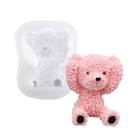Molde de Osito No Oigo Oso Peluche 3D