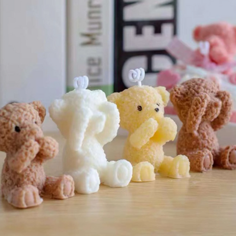 Molde Osito No Veo 3D Oso Peluche
