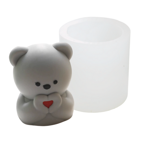 Molde de Oso Amor Polar 3D