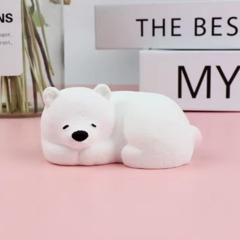 Molde de Oso Polar Dormido 3D