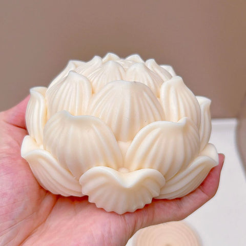 Molde de Silicón Esfera Flor de Loto 3D Grande