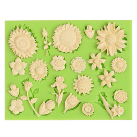 Molde Floral Fondant