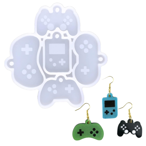 Molde Colgantes Gamer Controles para Resina