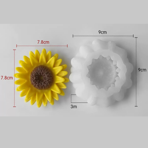 Molde de Girasol 2D 7 cm