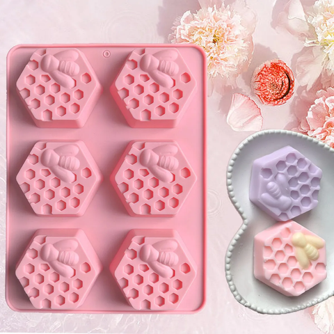 Molde Hexagonal Panal Abejas