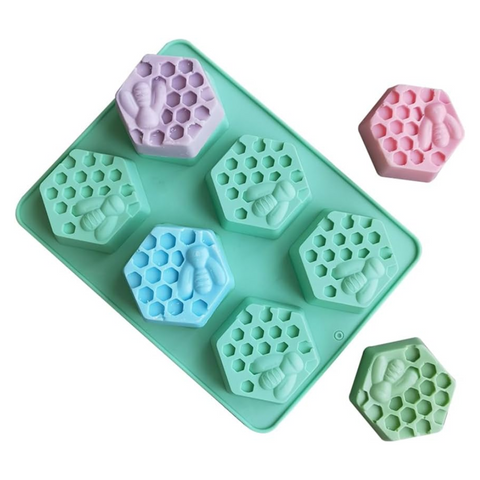 Molde Hexagonal Panal Abejas