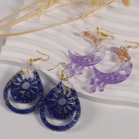 Molde de Silicón para Joyería Astronómica en Resina