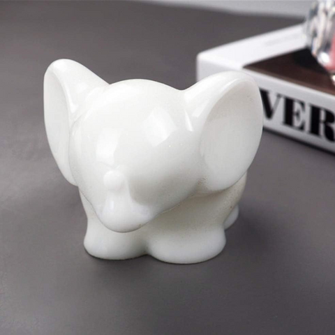 Molde de Elefante 3D para Maceta Mini Molde de Silicón