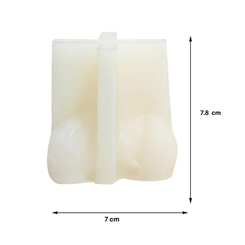 Molde Osita Florecita 3D Sentadita y Coqueta