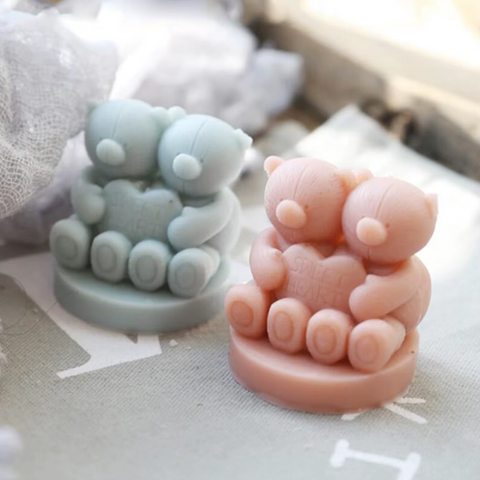 Molde de Osos Amorosos y Empalagosos 3D